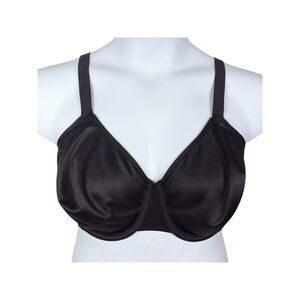 Wacoal Back Appeal Minimizer Bra sz 38DDD * Black Seamless Full Coverage